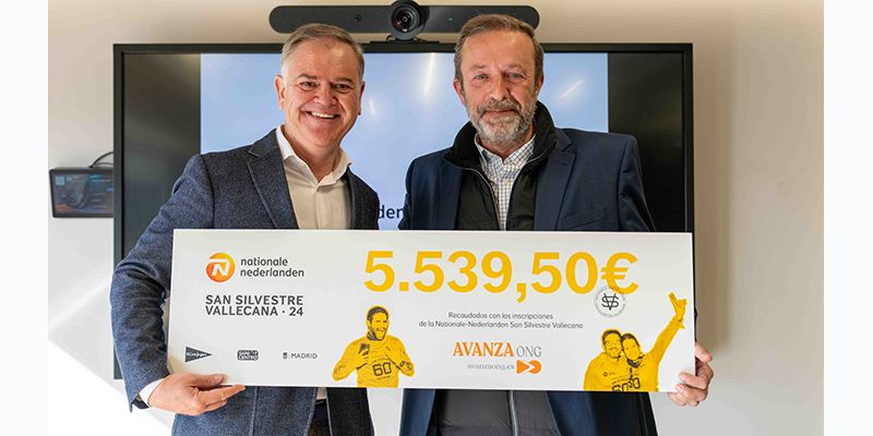 En este momento estás viendo Fundación INTHEOS y Avanza ONG reciben las donaciones de los participantes de la Nationale-Nederlanden San Silvestre Vallecana.