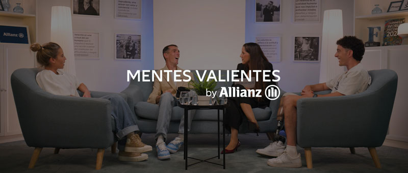 En este momento estás viendo Allianz lanza junto a Alex Roca “Mentes Valientes”, el primer videopodcast presentado por una persona que se comunica con lengua de signos