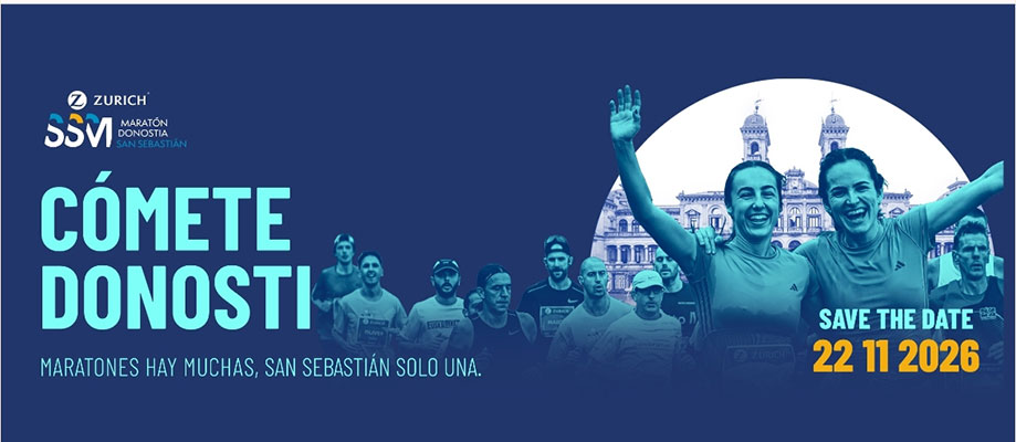 Lee más sobre el artículo Ya hay fecha para la Zúrich Maratón Donostia San Sebastián 2026.