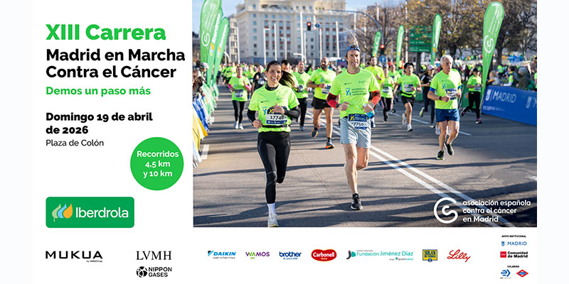 En este momento estás viendo Demos un paso más”: un nuevo impulso colectivo en la XIII Carrera Madrid en Marcha Contra el Cáncer.