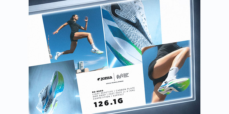 Lee más sobre el artículo Joma presenta la RS-9000 Edición Especial Madrid y convierte “De Madrid al cielo” en 126,1 gramos de ligereza extrema.