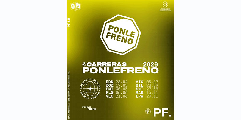 En este momento estás viendo PONLE FRENO anuncia las citas de su Circuito de Carreras de 2026 tras un año récord en apoyo a las víctimas de tráfico.