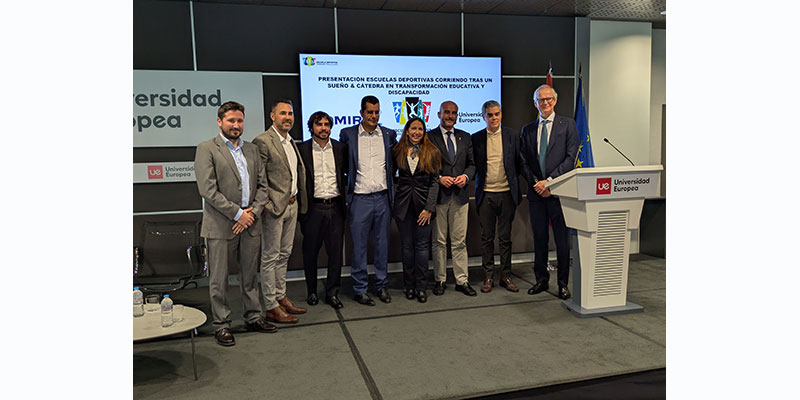 En este momento estás viendo LA UNIVERSIDAD EUROPEA Y ESCUELAS DEPORTIVAS CORRIENDO TRAS UN SUEÑO CREAN LA CÁTEDRA DE INVESTIGACIÓN EN TRANSFORMACIÓN EDUCATIVA Y DISCAPACIDAD