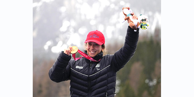 En este momento estás viendo Bronce para Audrey Pascual y Diploma Paralímpico para María Martín-Granizo en el Slalom de los JJPP