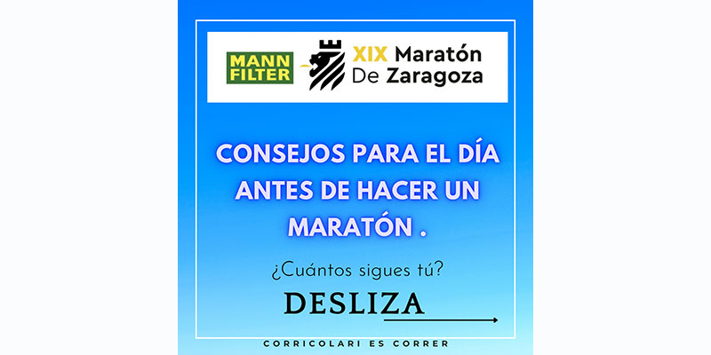 Lee más sobre el artículo DECÁLOGO DE CONSEJOS PREVIOS A HACER UN MARATÓN: