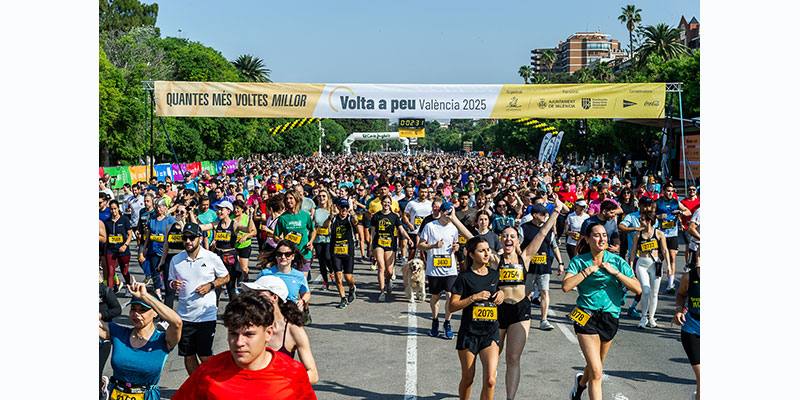 Lee más sobre el artículo Ya están abiertas las inscripciones para participar en la Volta a Peu València 2026