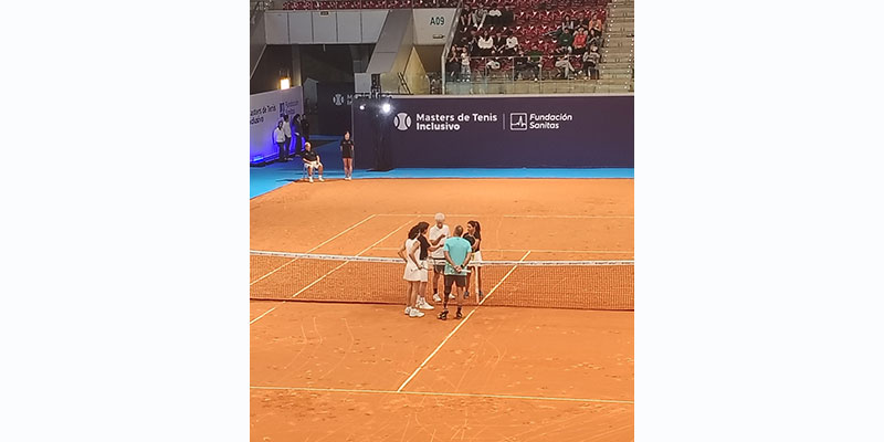 Primer Masters de Tenis Inclusivo. Fundación Sanitas convierte la Caja Mágica en la capital del tenis inclusivo