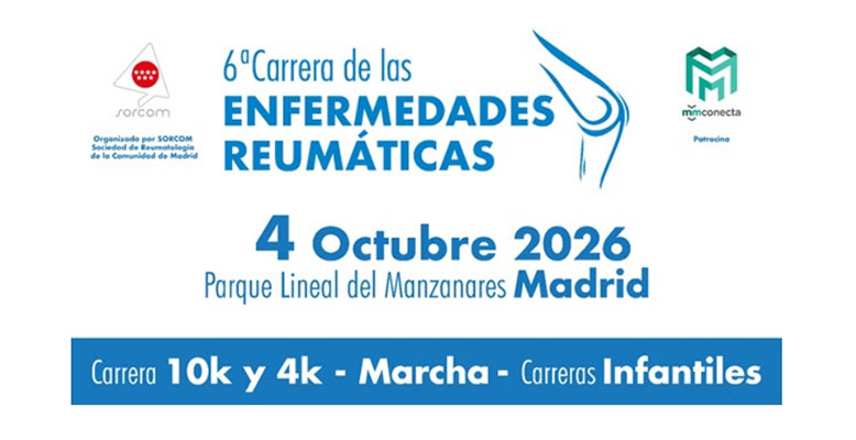 MENOS DE UNA SEMANA PARA LA CARRERA DE LAS ENFERMEDADES REUMÁTICAS.